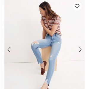 Madwell 9” inch high-rise skinny jeans